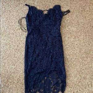 Lulus flirting with desire bodycon dress